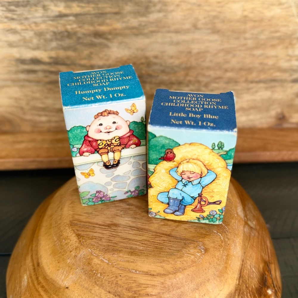 Avon‎ Mother Goose Childhood Rhyme Soap Humpty Dumpty Little Boy Blue
